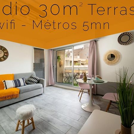 Appartement Terrasse Vieux Port Cour Julien Marselha Exterior foto